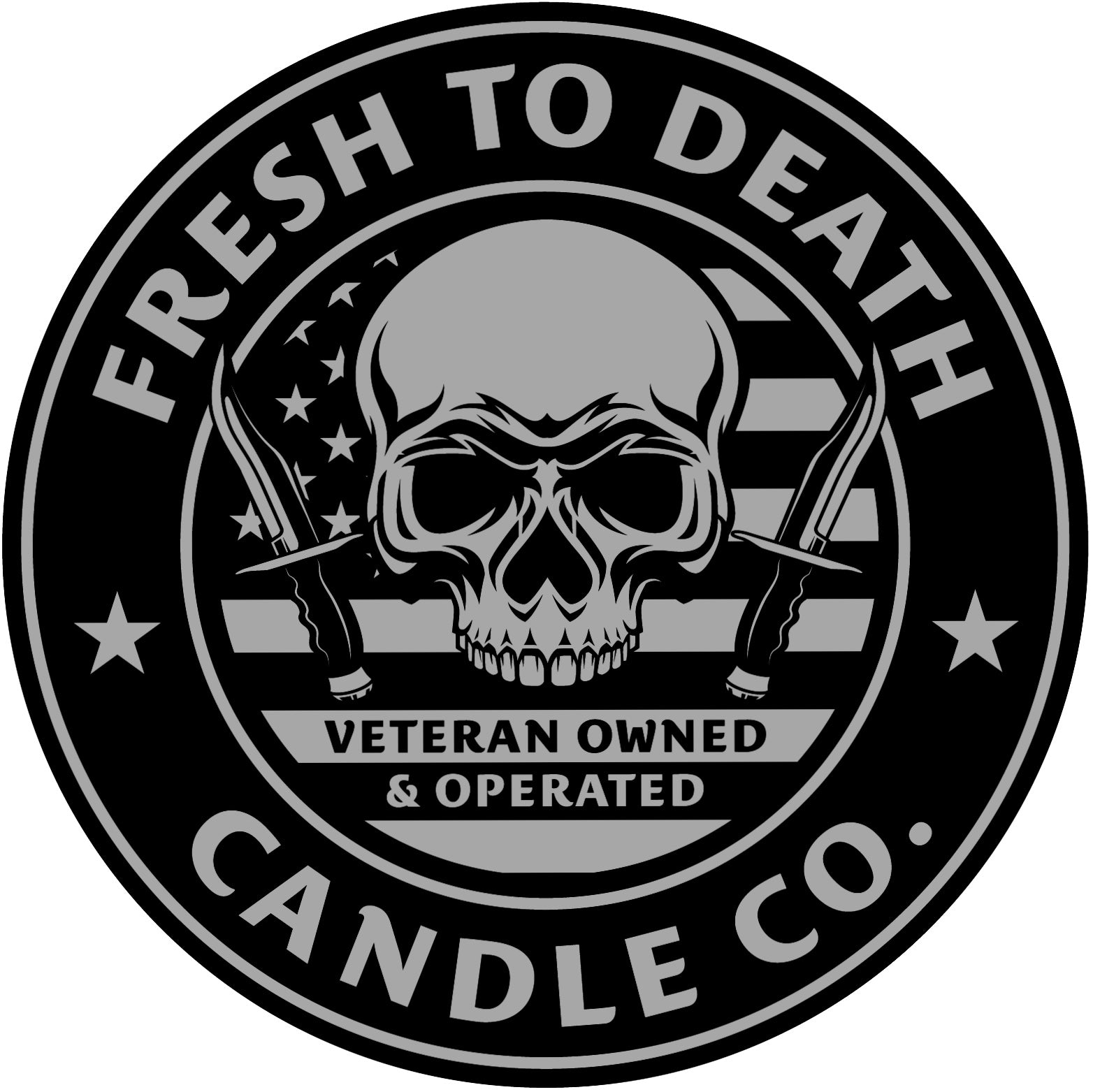 Fresh to Death Candle Company brand artwork